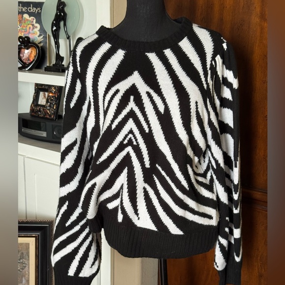 Weaker Retro Zebra Print Sweater‎ - Picture 6 of 9